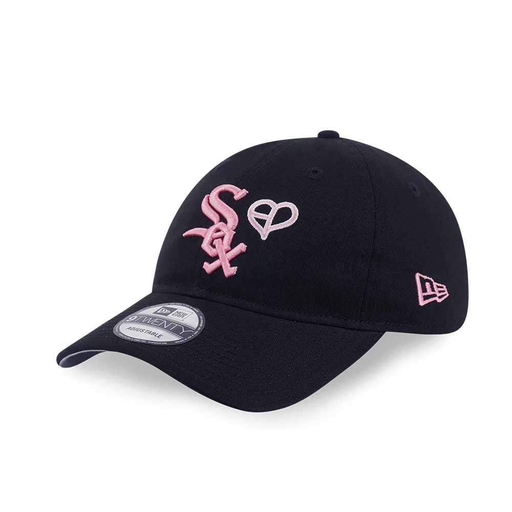 NEW ERA X MLB X BLACKPINK 2025 CHICAGO WHITE SOX BLACK 9TWENTY CAP