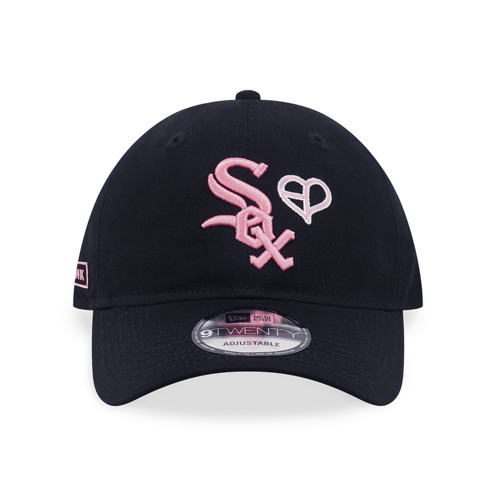 NEW ERA X MLB X BLACKPINK 2025 CHICAGO WHITE SOX BLACK 9TWENTY CAP