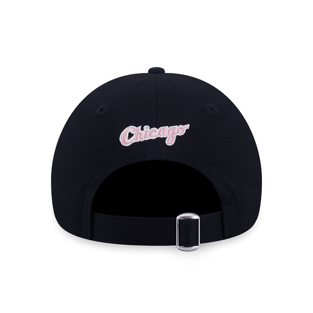 NEW ERA X MLB X BLACKPINK 2025 CHICAGO WHITE SOX BLACK 9TWENTY CAP