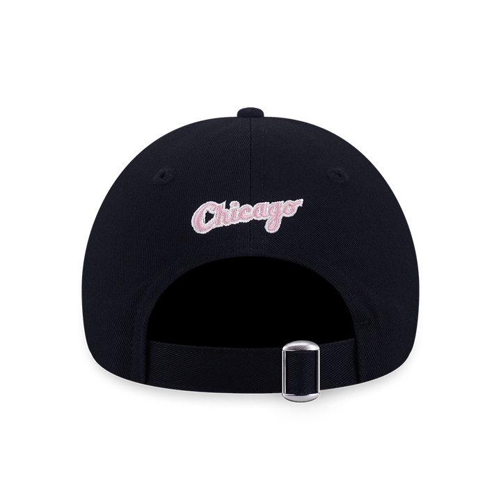 NEW ERA X MLB X BLACKPINK 2025 CHICAGO WHITE SOX BLACK 9TWENTY CAP