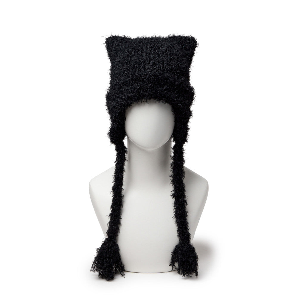 NEW ERA SQUARE SHAGGY KNIT FLAP BLACK WOMEN BEANIE – New Era Hong Kong