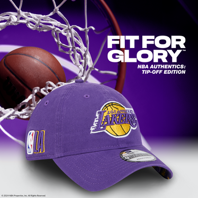 NBA TIP OFF 2024 LOS ANGELES LAKERS PURPLE 9TWENTY CAP
