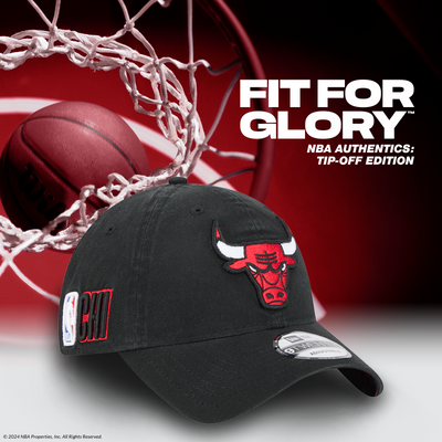 NBA TIP OFF 2024 CHICAGO BULLS BLACK 9TWENTY CAP