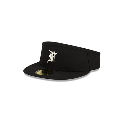 FEAR OF GOD ESSENTIAL BLACK 59FIFTY VISOR CAP