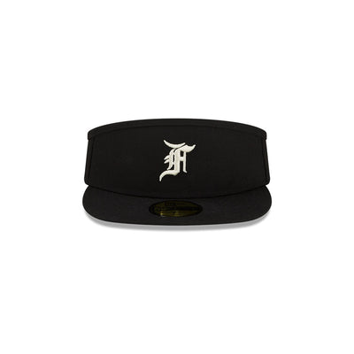 FEAR OF GOD ESSENTIAL BLACK 59FIFTY VISOR CAP