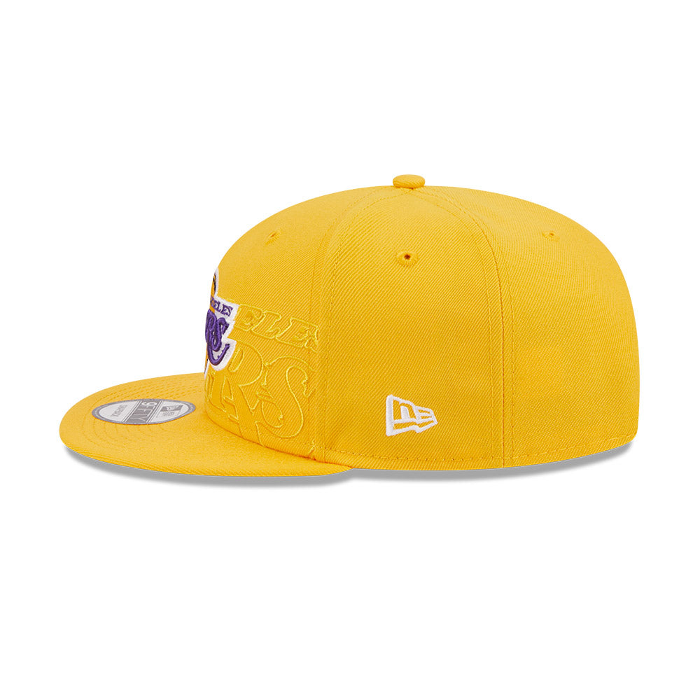 NBA LOS ANGELES LAKERS AUTHENTICS ON-STAGE DRAFT YELLOW 9FIFTY CAP ...