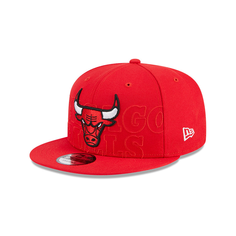 NBA CHICAGO BULLS AUTHENTICS ON-STAGE 2023 DRAFT RED 9FIFTY CAP