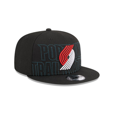 NBA PORTLAND TRAIL BLAZERS AUTHENTICS ON-STAGE 2023 DRAFT BLACK 9FIFTY CAP