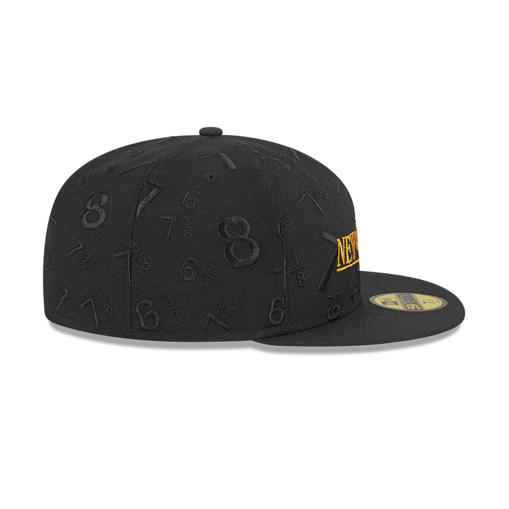 NEW ERA 59FIFTY DAY BLACK ALL OVER PATTERN 59FIFTY CAP