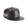 59FIFTY DAY BROOKLYN DODGERS BLACK LEATHER 59FIFTY CAP