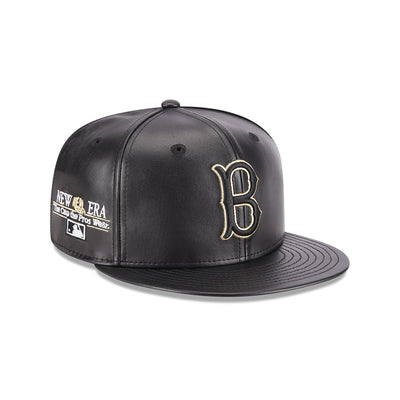 59FIFTY DAY BOSTON RED SOX BLACK LEATHER 59FIFTY CAP