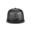 59FIFTY DAY BOSTON RED SOX BLACK LEATHER 59FIFTY CAP