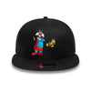 LOONEY TUNES X SUPERHERO WARNER BROTHERS 100TH SYLVESTER AND TWEETY MASHUP BLACK 9FIFTY SNAPBACK CAP