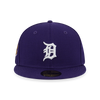 DETROIT TIGERS COOPERSTOWN ROYAL PURPLE 59FIFTY CAP