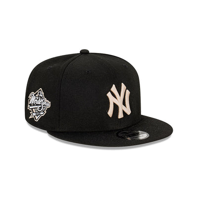 NEW YORK YANKEES COOPERSTOWN STONE WORLD SERIES BLACK 9FIFTY CAP