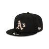 OAKLAND ATHLETICS COOPERSTOWN STONE WORLD SERIES BLACK 9FIFTY CAP