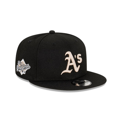 OAKLAND ATHLETICS COOPERSTOWN STONE WORLD SERIES BLACK 9FIFTY CAP