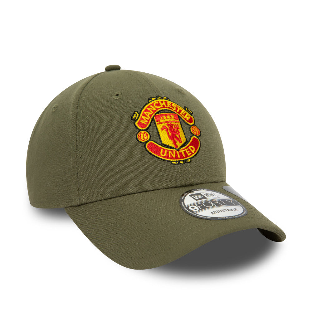 MANCHESTER UNITED F.C. SEASONAL POP REPREVE ARMY GREEN 9FORTY CAP