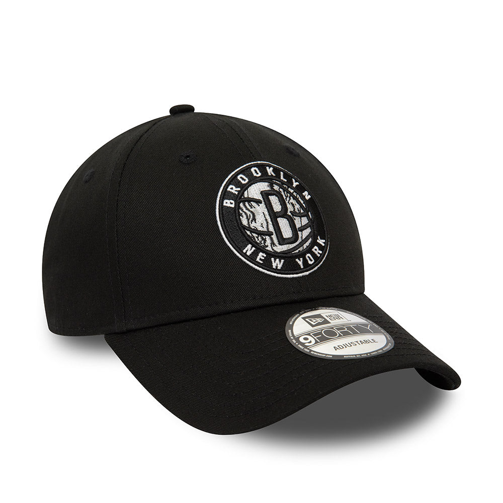 BROOKLYN NETS NBA INFILL 9FORTY BLACK 9FORTY CAP