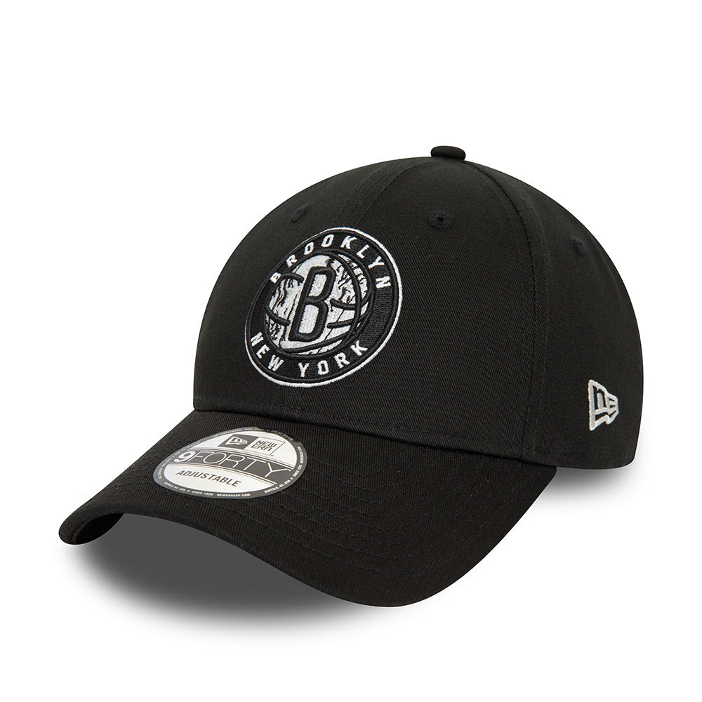 BROOKLYN NETS NBA INFILL 9FORTY BLACK 9FORTY CAP