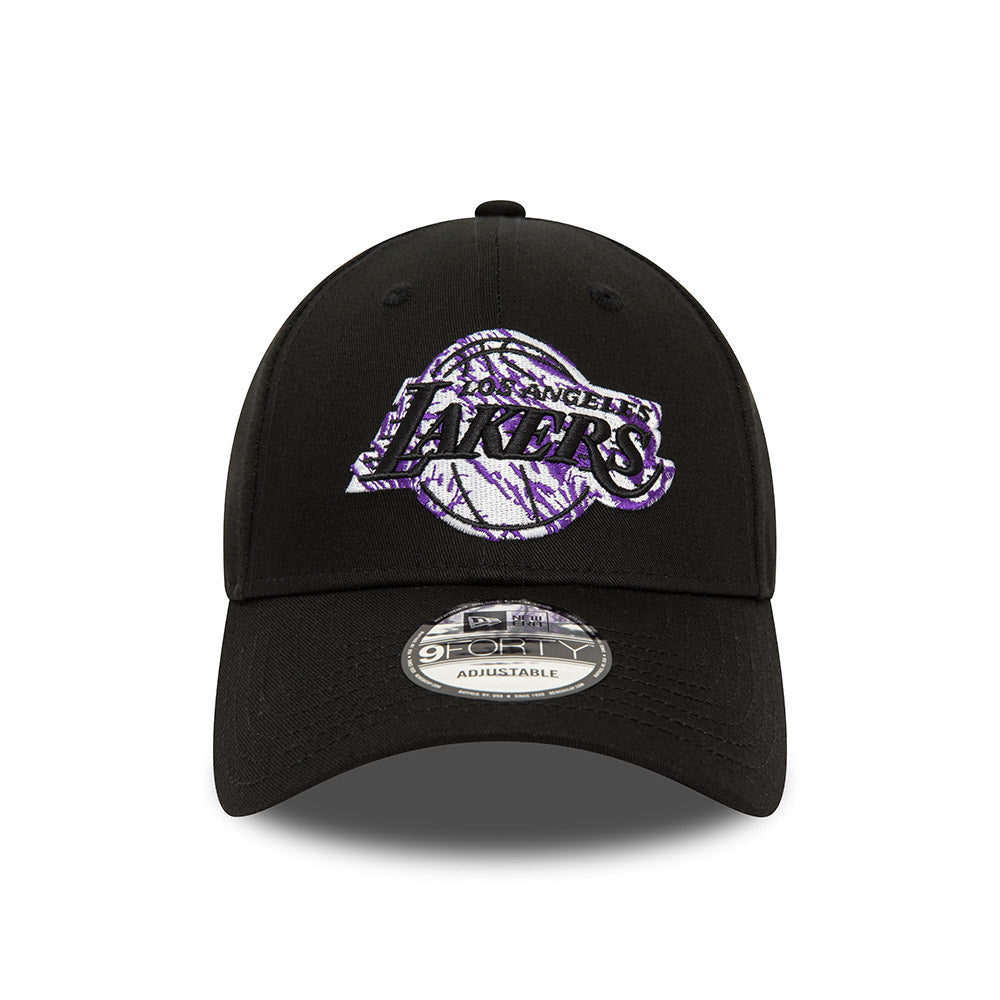 LOS ANGELES LAKERS NBA INFILL 9FORTY BLACK 9FORTY CAP