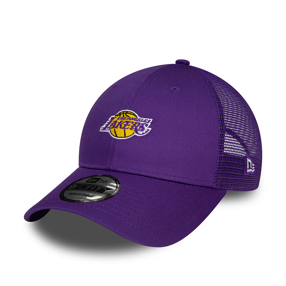 LOS ANGELES LAKERS NBA PURPLE 9FORTY TRUCKER CAP