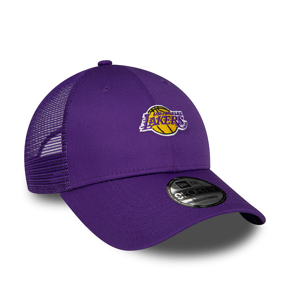 LOS ANGELES LAKERS NBA PURPLE 9FORTY TRUCKER CAP