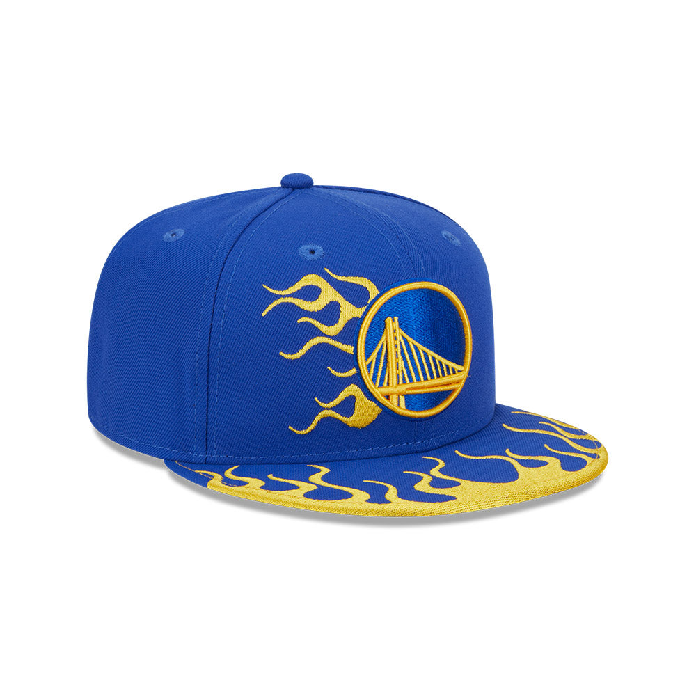 NBA 2023-2024 RALLY DRIVE GOLDEN STATE WARRIORS MED BLUE 9FIFTY CAP