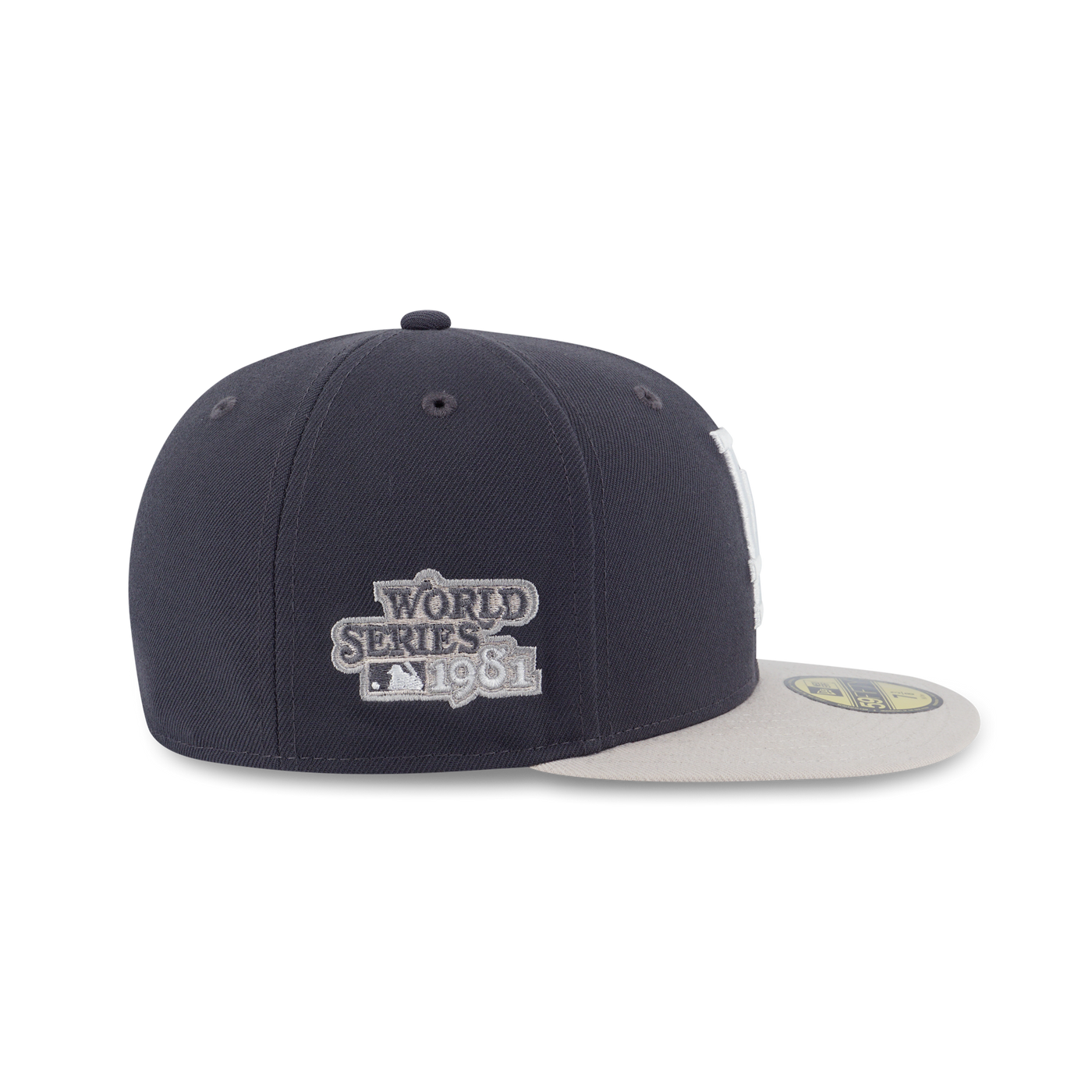 LOS ANGELES DODGERS PAVEMENT STONE VISOR GRAPHITE 59FIFTY CAP