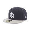 NEW YORK YANKEES PAVEMENT STONE VISOR GRAPHITE 59FIFTY CAP