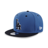 LOS ANGELES DODGERS BLUE SLATE BLACK VISOR INDIGO BLUE 9FIFTY CAP