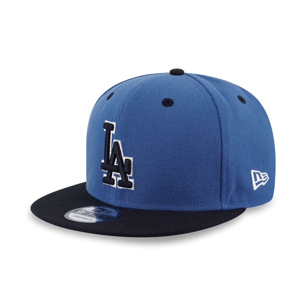 LOS ANGELES DODGERS BLUE SLATE BLACK VISOR INDIGO BLUE 9FIFTY CAP