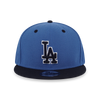 LOS ANGELES DODGERS BLUE SLATE BLACK VISOR INDIGO BLUE 9FIFTY CAP