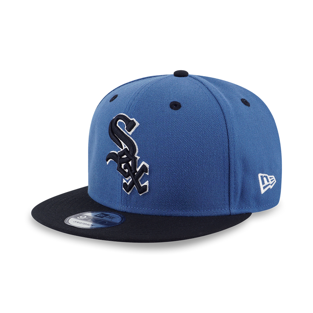 CHICAGO WHITE SOX BLUE SLATE BLACK VISOR INDIGO BLUE 9FIFTY CAP