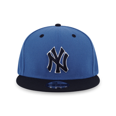 NEW YORK YANKEES BLUE SLATE BLACK VISOR INDIGO BLUE 9FIFTY CAP