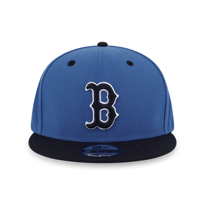 BOSTON RED SOX BLUE SLATE BLACK VISOR INDIGO BLUE 9FIFTY CAP