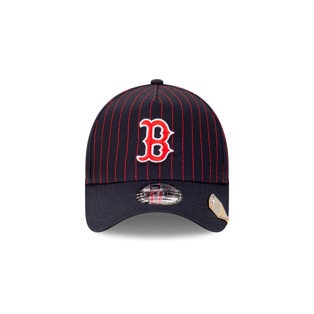 BOSTON RED SOX PINSTRIPE BLACK 9FORTY AF CAP
