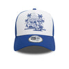 NEW ERA GRAPHIC 2-TONE BLUE REAR WHITE 9FORTY EF TRUCKER CAP