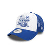 NEW ERA GRAPHIC 2-TONE BLUE REAR WHITE 9FORTY EF TRUCKER CAP