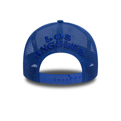 NEW ERA GRAPHIC 2-TONE BLUE REAR WHITE 9FORTY EF TRUCKER CAP