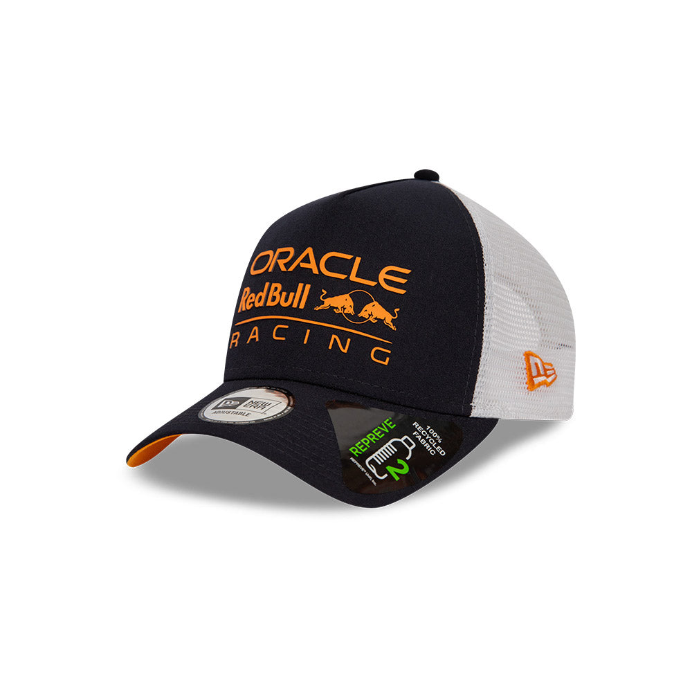 ORACLE RED BULL RACING REPREVE NAVY 9FORTY AF TRUCKER CAP