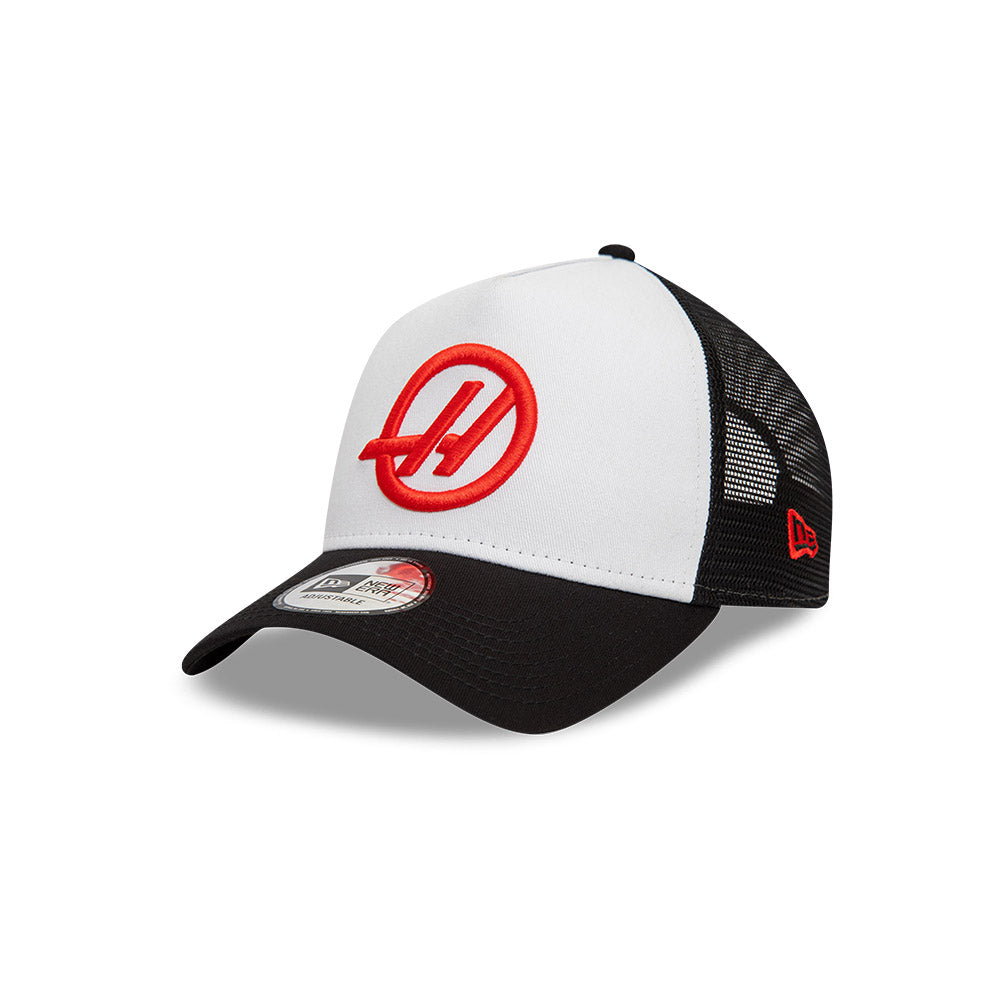 MONEYGRAM HAAS F1 TEAM BLACK 9FORTY AF TRUCKER CAP