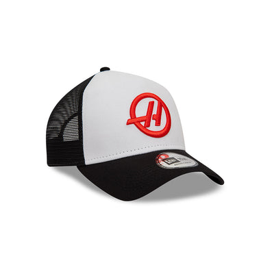 MONEYGRAM HAAS F1 TEAM BLACK 9FORTY AF TRUCKER CAP