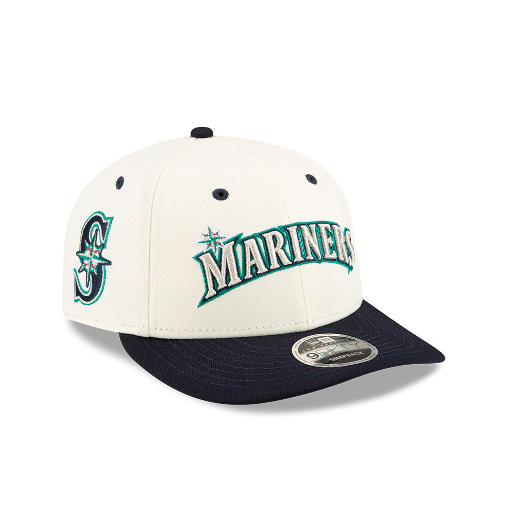 FELT X MLB 2024 SEATTLE MARINERS WHITE LOW PROFILE 9FIFTY CAP