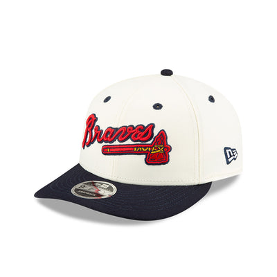 FELT X MLB 2024 ATLANTA BRAVES WHITE LOW PROFILE 9FIFTY CAP