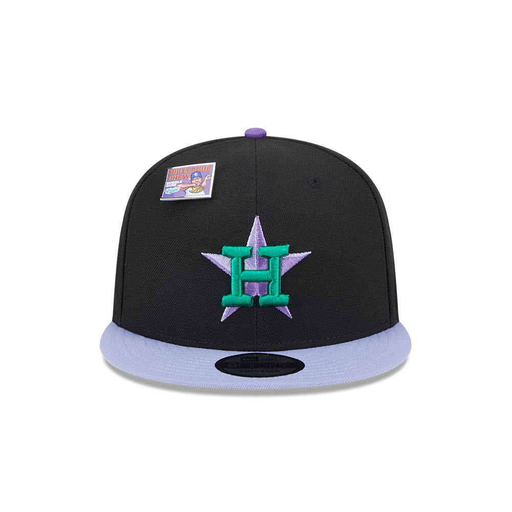 NEW ERA x BIG LEAGUE CHEW HOUSTON ASTROS BLACK 9FIFTY CAP