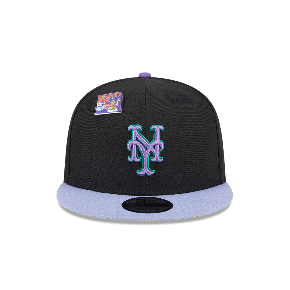 NEW ERA x BIG LEAGUE CHEW NEW YORK METS BLACK 9FIFTY CAP