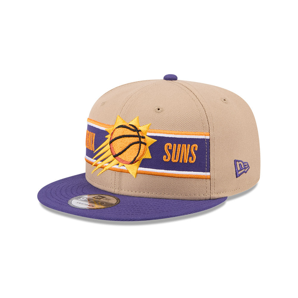 NBA PHOENIX SUNS DRAFT DARK PURPLE VISOR MED BEIGE 9FIFTY CAP – New Era ...