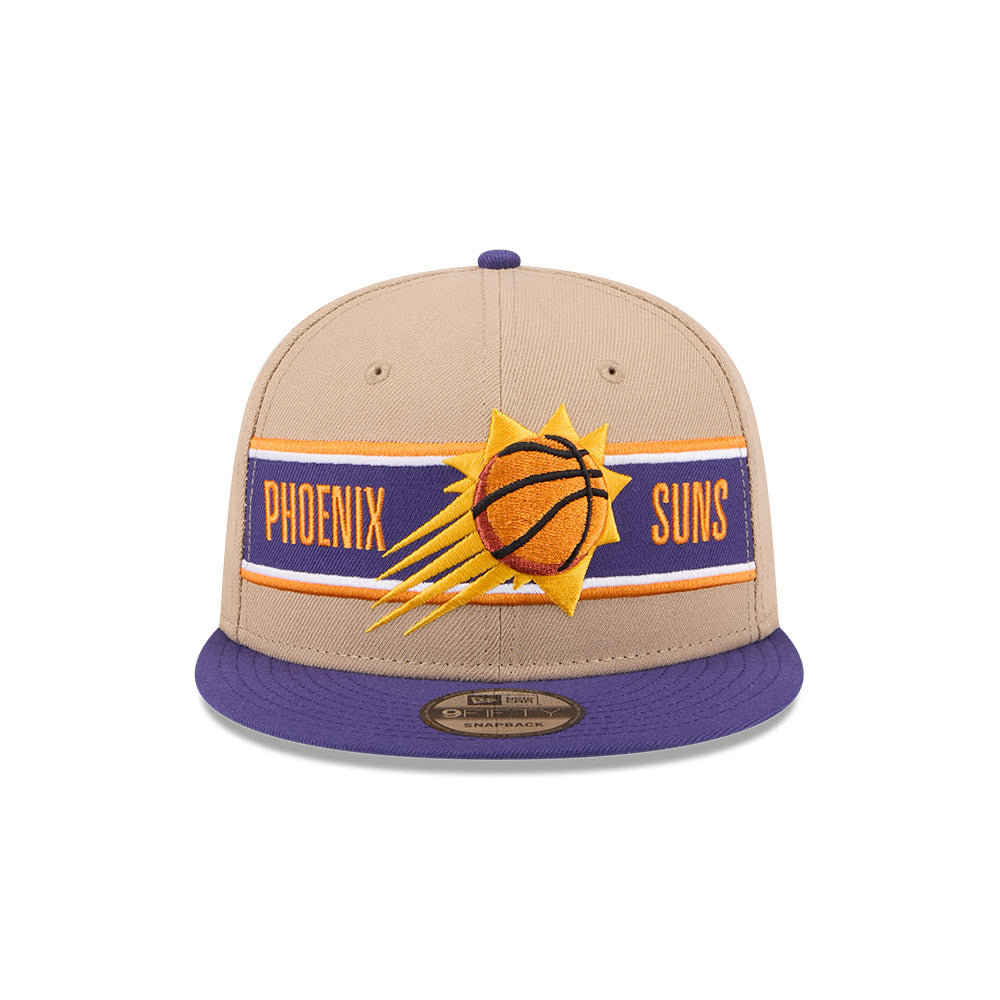 NBA PHOENIX SUNS DRAFT DARK PURPLE VISOR MED BEIGE 9FIFTY CAP – New Era ...