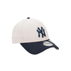 NEW YORK YANKEES 2-TONE STONE REPREVE NAVY VISOR STONE 9FORTY CAP